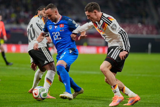 Futbal: Zápas Nemecko - Slovensko (kvalifikácia o postup na MS 2026)