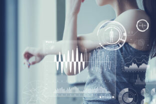 Health care technology concept. Vital sign sensing.