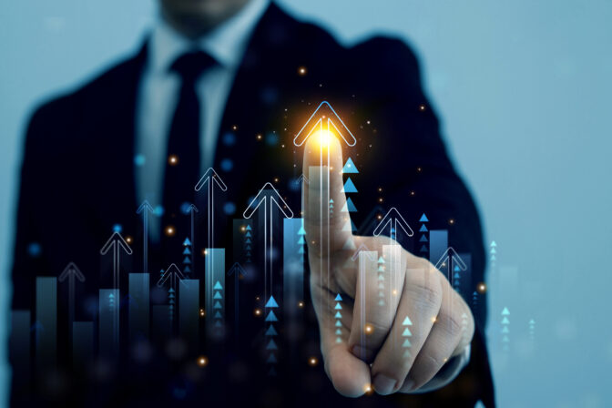 Business development chart and goal strategy. Market analysis and investment financial growth chart. Financial Business Plan, Earnings, Sales and Strategy.