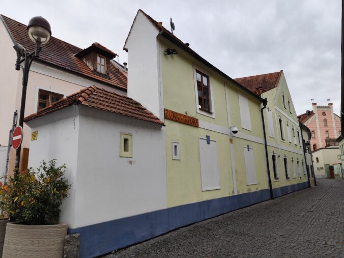 Najužší dom v Českých Budějoviciach.