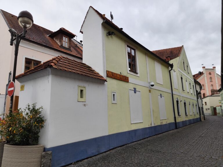 Najužší dom v Českých Budějoviciach.