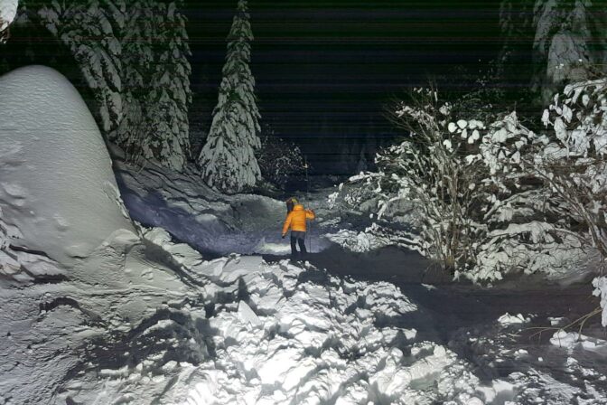 Lavína v Nízkych Tatrách