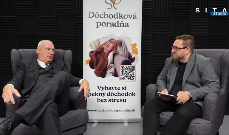 Odborník na dôchodky Igor Horváth počas rozhovoru pre SITA v podcaste Má to Filipa.