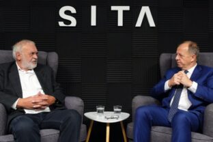 Richard Rybníček počas rozhovoru pre SITA.