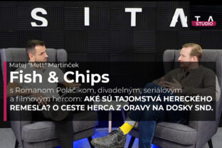 Roman Poláčik v rozhovore s Matejom Martinčekom počas nahrávania video podcastu Štúdia SITA - Fish&Chips.