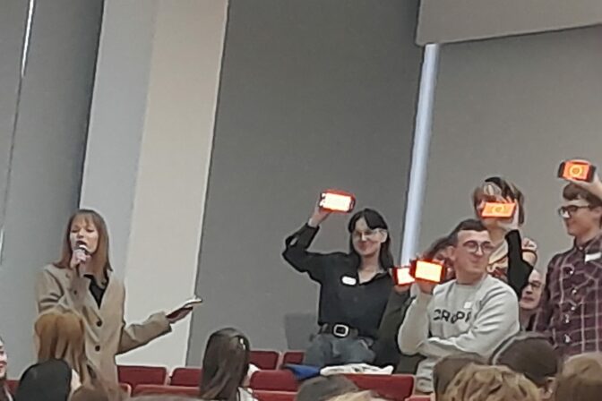 Simulácia rokovanie Európskeho parlamentu.