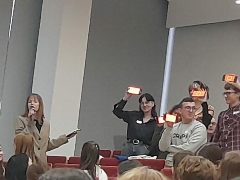 Simulácia rokovanie Európskeho parlamentu.