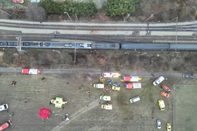 Zrážka vlakov, České Budějovice