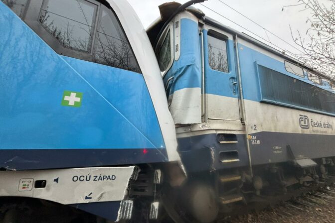 Zrážka vlakov, České Budějovice