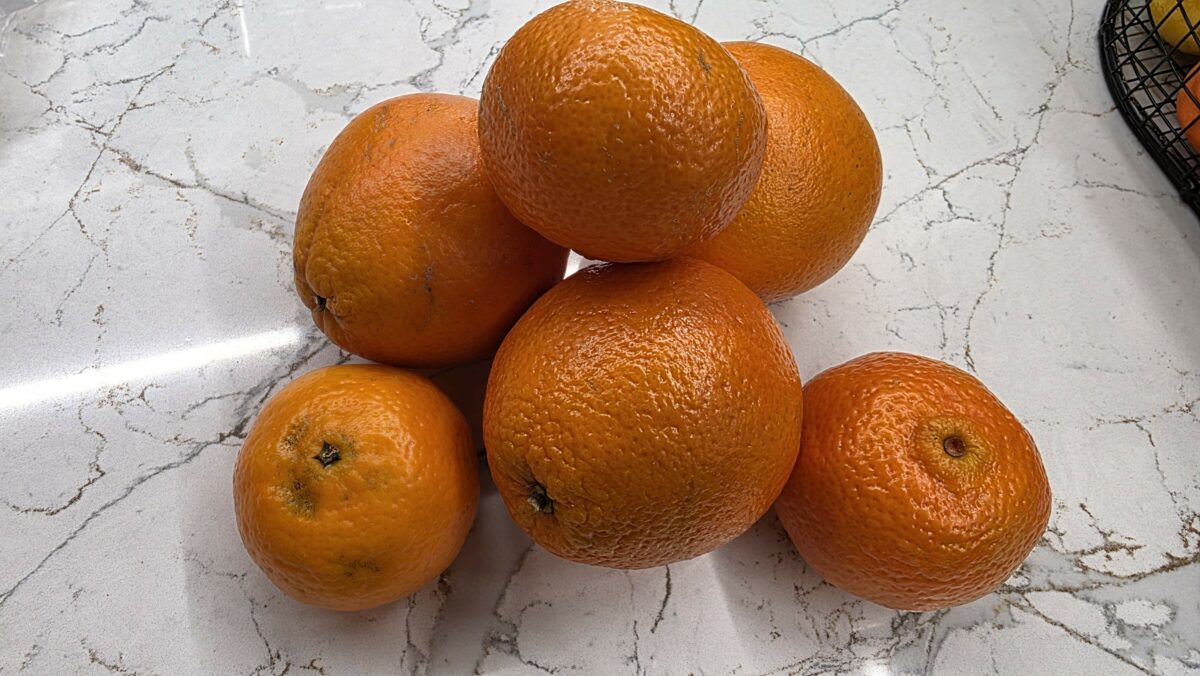 mandarinky a pomaranče