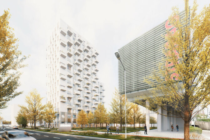 Bytový dom Strabag - vizualizácia