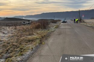 Tragická nehoda medzi Sabinovom a Červenou Vodou.