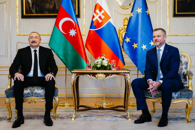 PREZIDENT: Prijatie prezidenta Azerbajdžanu