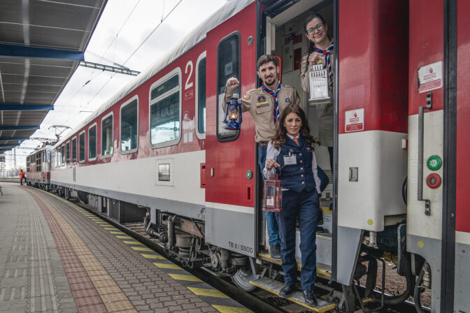 ZSSK: Betlehemské svetlo vo vlaku