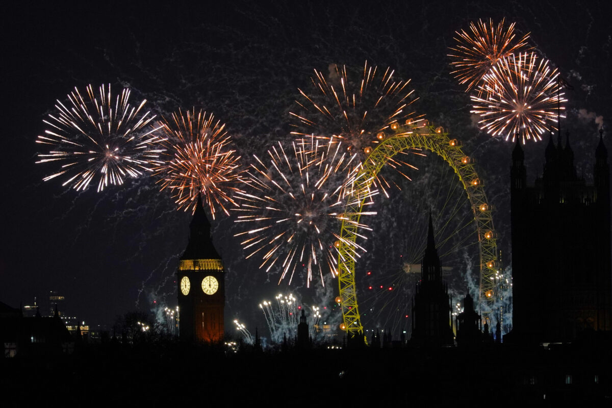 APTOPIX New Year's Eve Britain