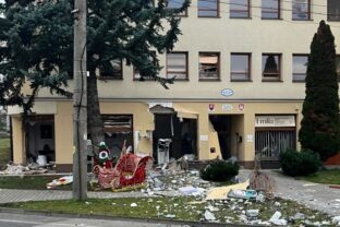 Výbuch bankomatu, Chtelnica