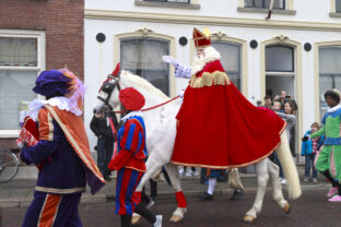 vianočný sprievod v Holandsku