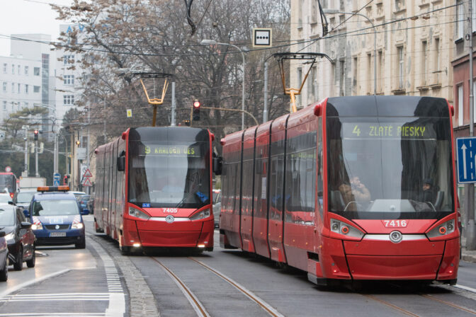 DPB, Dopravný podnik Bratislava, električky