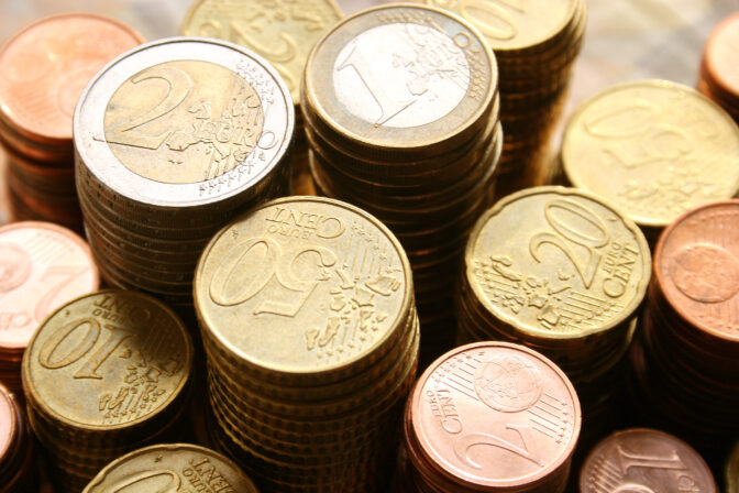Euro, peniaze