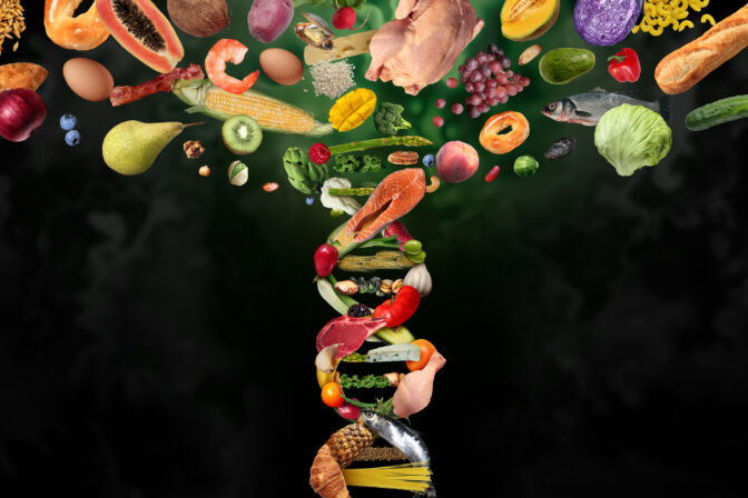 GMO Food Science Symbol