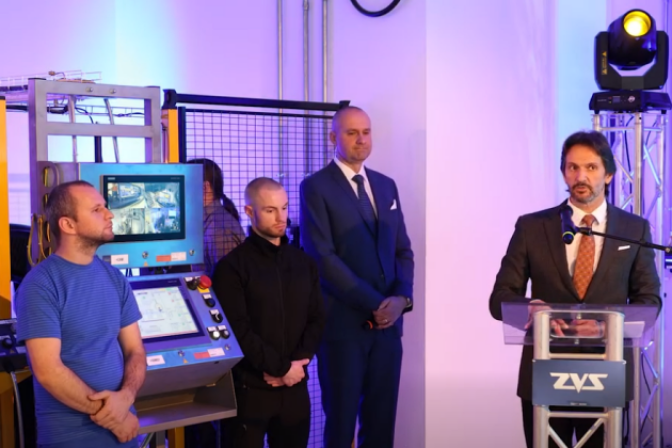 Výrobná linka na delostreleckú muníciu v Dubnici nad Váhom