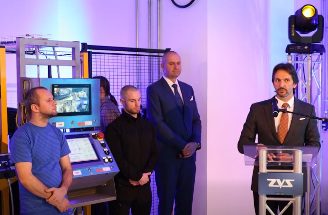 Výrobná linka na delostreleckú muníciu v Dubnici nad Váhom