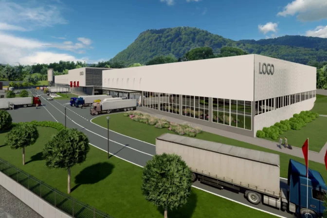 MH invest, vizualizácia, priemyselný park Handlová