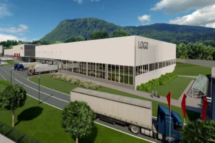 MH invest, vizualizácia, priemyselný park Handlová