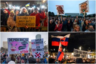 Protesty na Slovensku v roku 2025 - fotografie