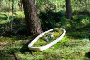 Prvá biologicky rozložiteľná rakva z húb mení pohľad na poslednú rozlúčku