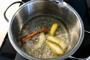 Varenie citrónovej kôry, zázvoru a škorice