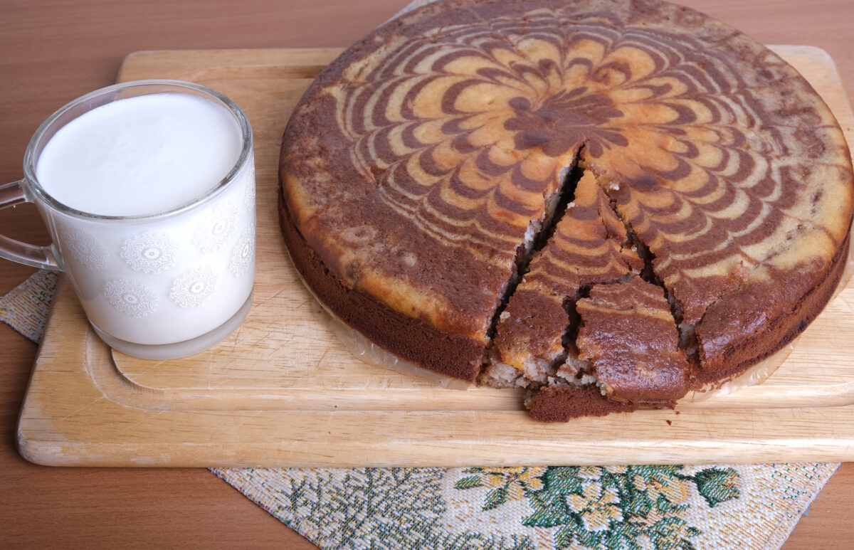 kakaový koláč s kefírom