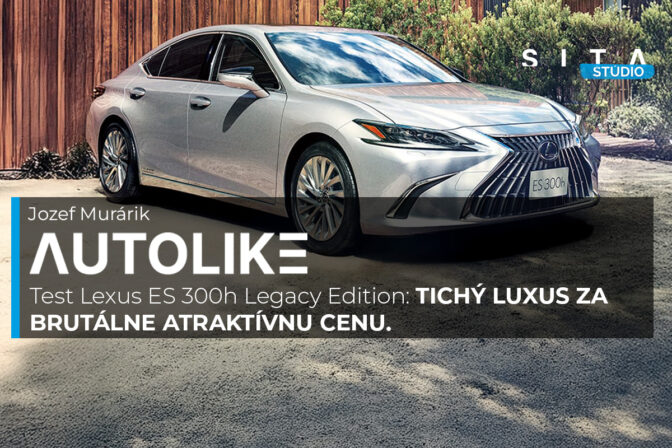 Test auto Lexus EH 300h Legacy edition vo video podcaste Štúdia. SITA - Autolike.