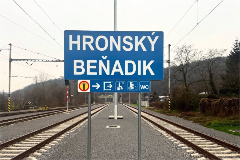 železničná stanica, Hronský Beňadik