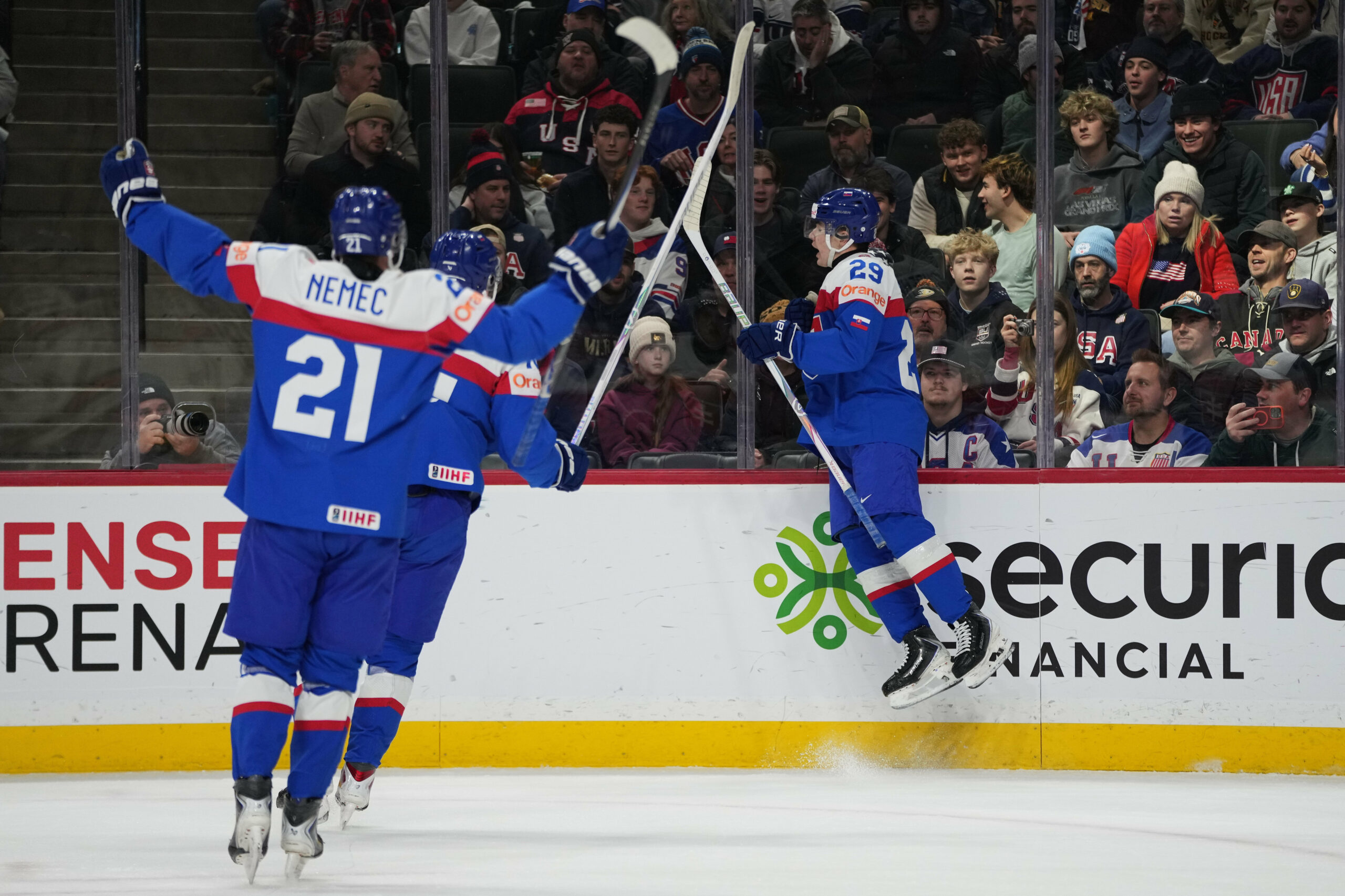World Juniors US Slovakia Hockey