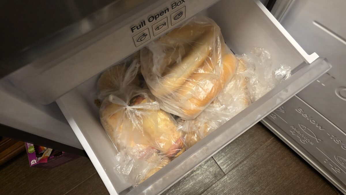 Dávať pečivo do mrazničky?