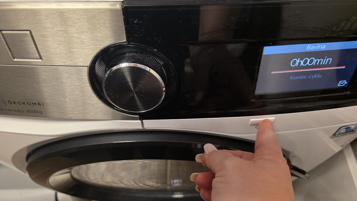 zapínanie práčky