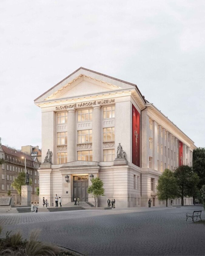 Obnova sídelnej budovy SNM - víťazný návrh