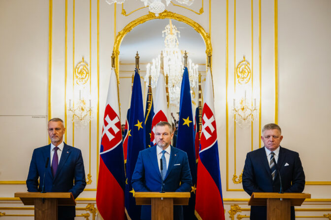 PREZIDENT: Stretnutie troch ústavných činiteľov