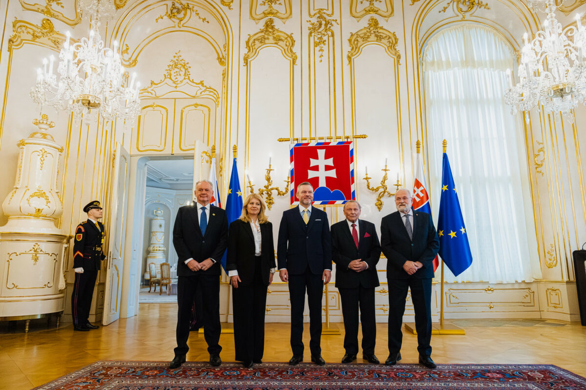 PREZIDENT: Slávnostný obed prezidentov SR