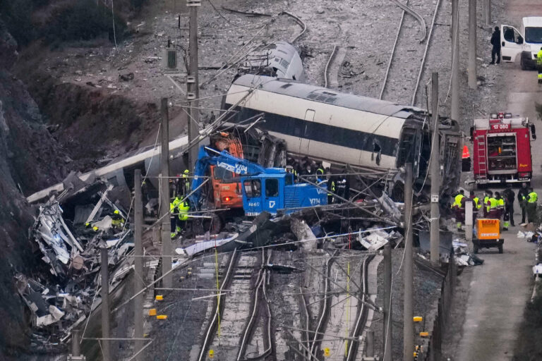 APTOPIX Spain Train Crash