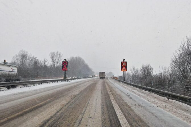 Dopravná situácia, Sneženie