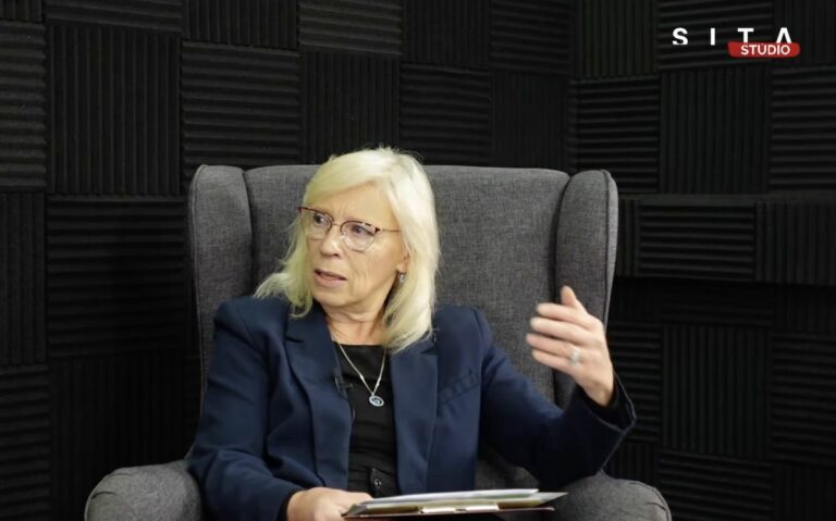 Expremiérka Iveta Radičová počas rozhovoru pre SITA