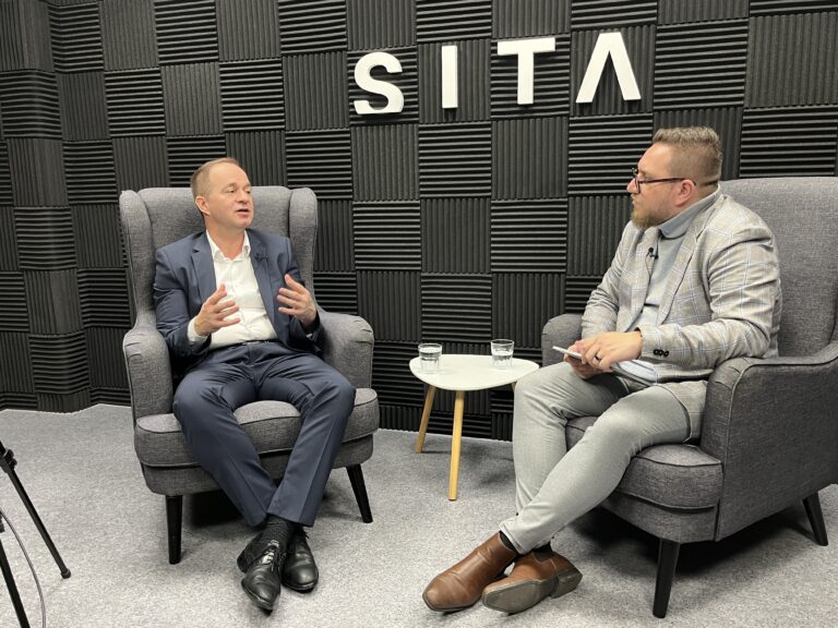 Generálny riaditeľ a predseda predstavenstva SEPS Martin Magáth počas rozhovoru pre SITA.