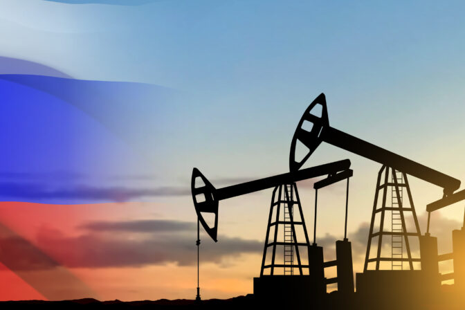 Russia Oil industry concept