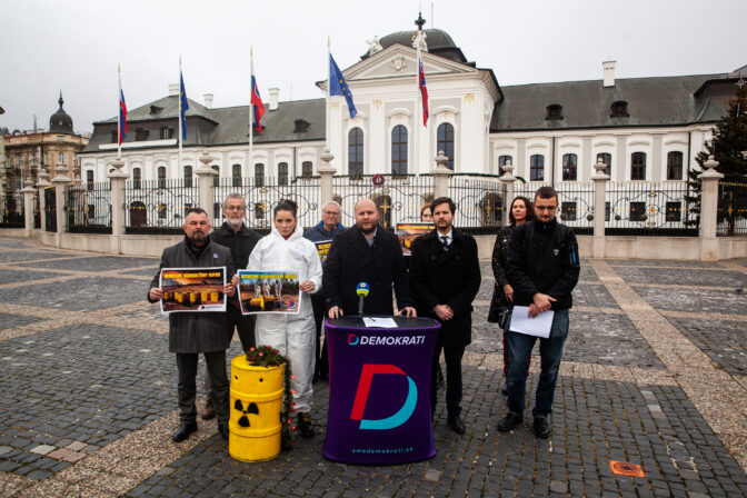 DEMOKRATI: Nechceme rádioaktívny odpad