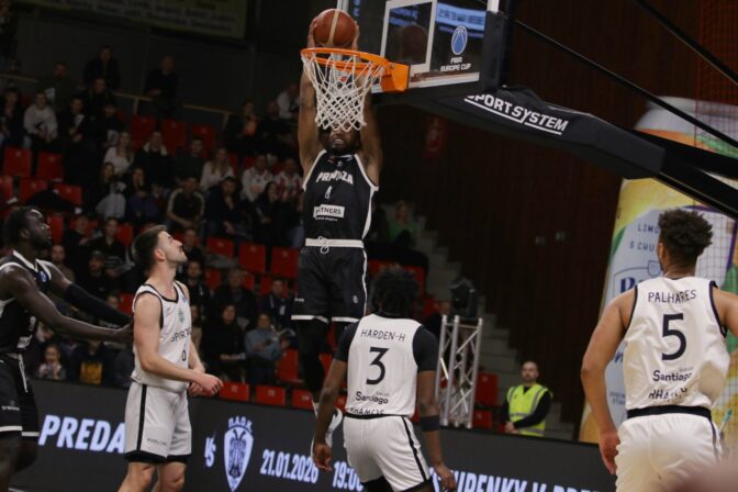 BASKETBAL: BC Prievidza - Sporting Lisabon