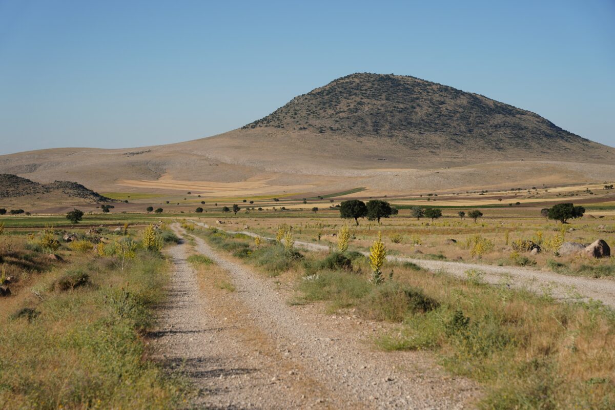 Konya plain v Turecku