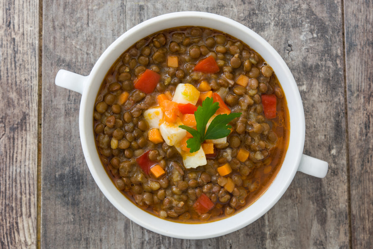 šošovicová polievka