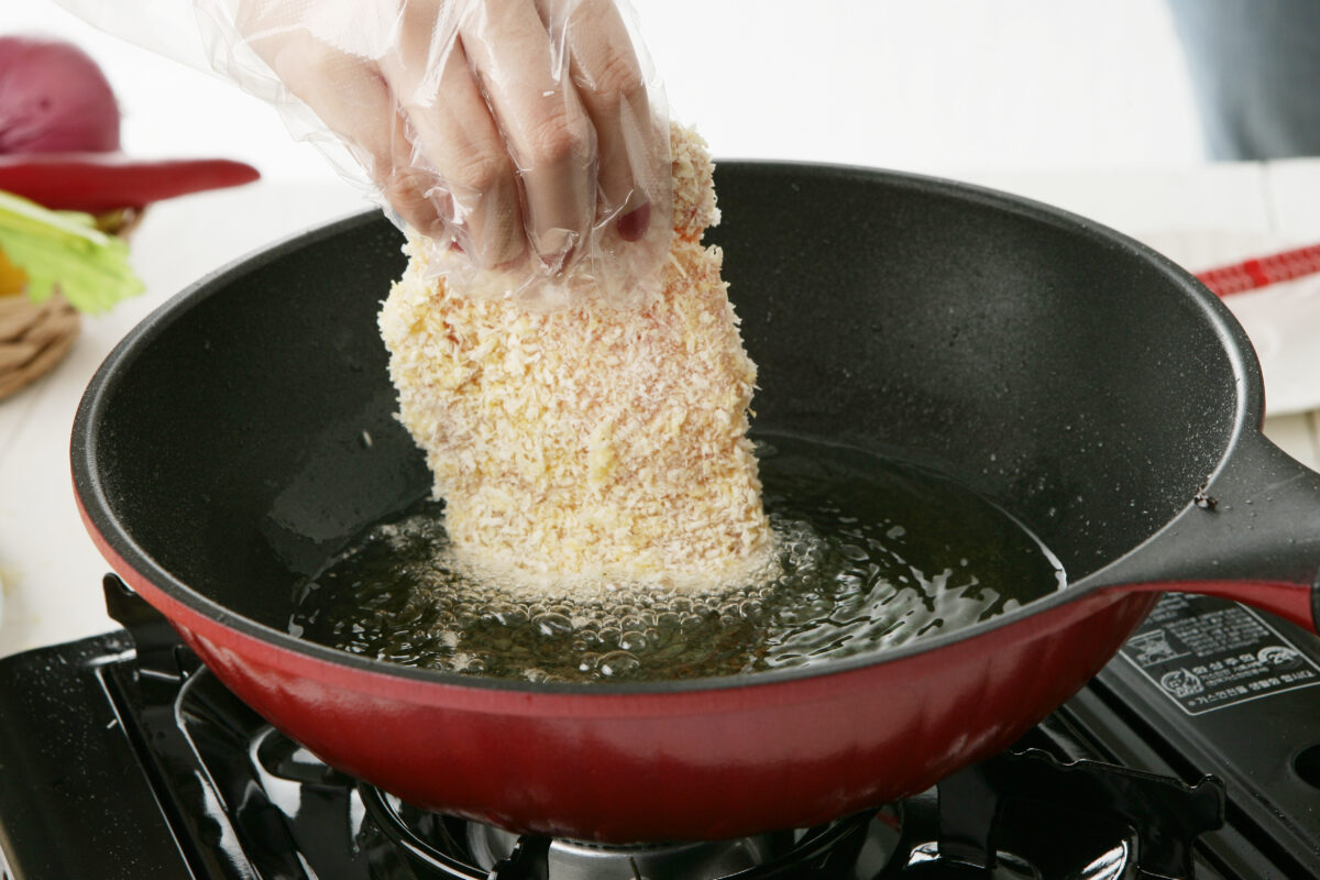 vyprážanie rezňov